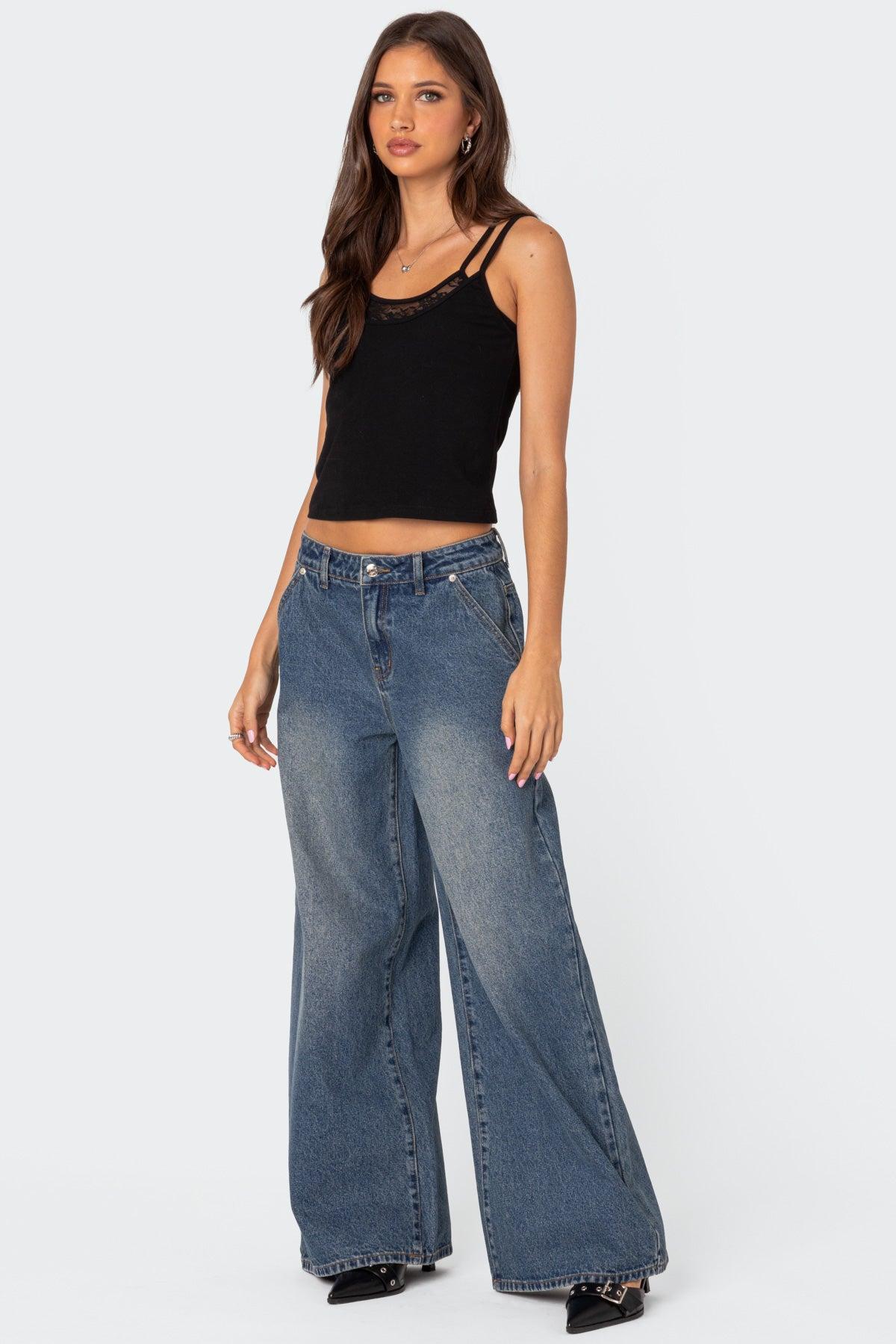 Carnation Lacey Layered Tank Top Product Image