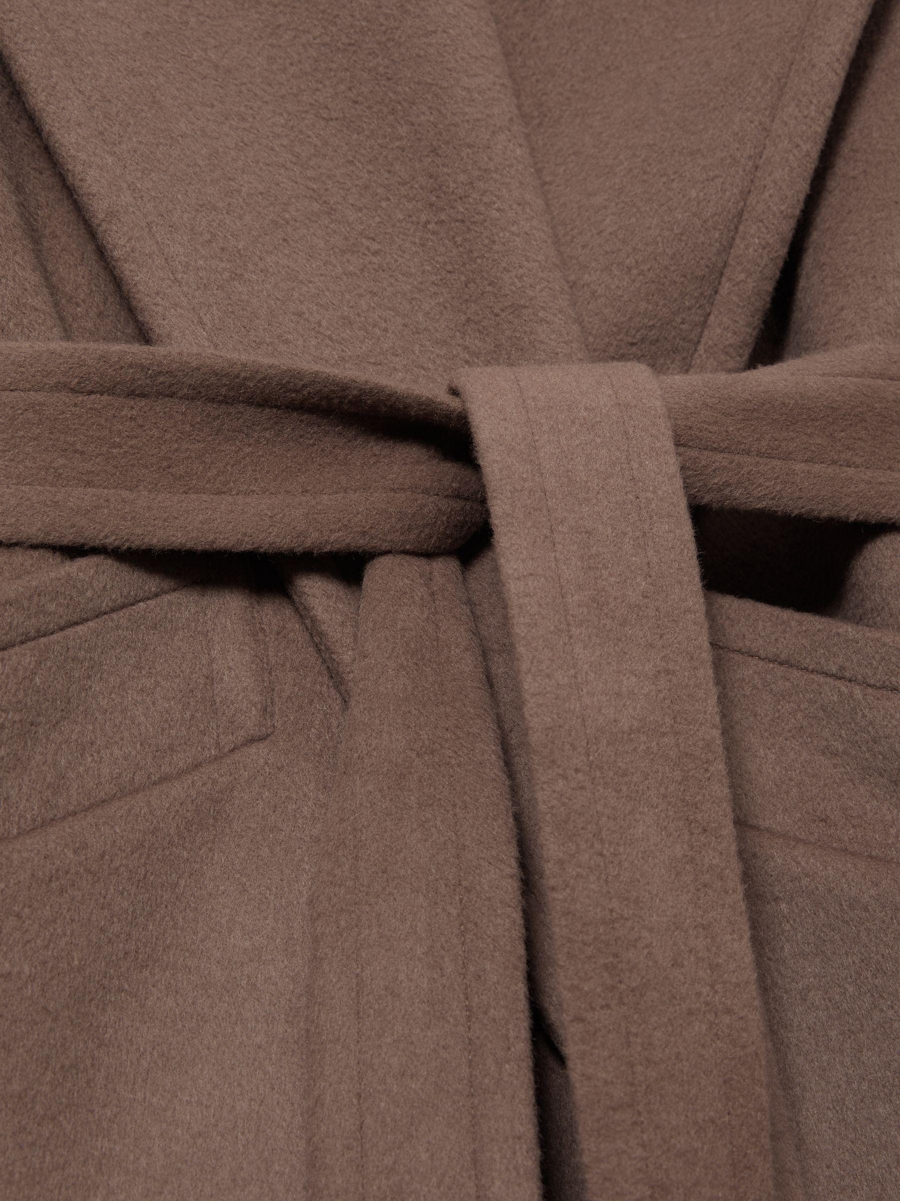 Wool-Blend Blindseam Coat in Mink Neutral Product Image
