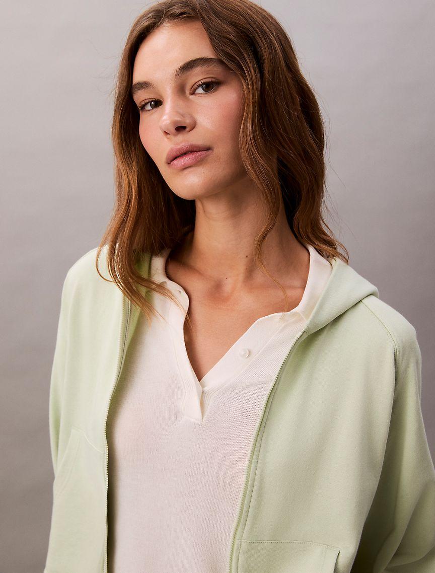 French Terry Zip Hoodie Product Image