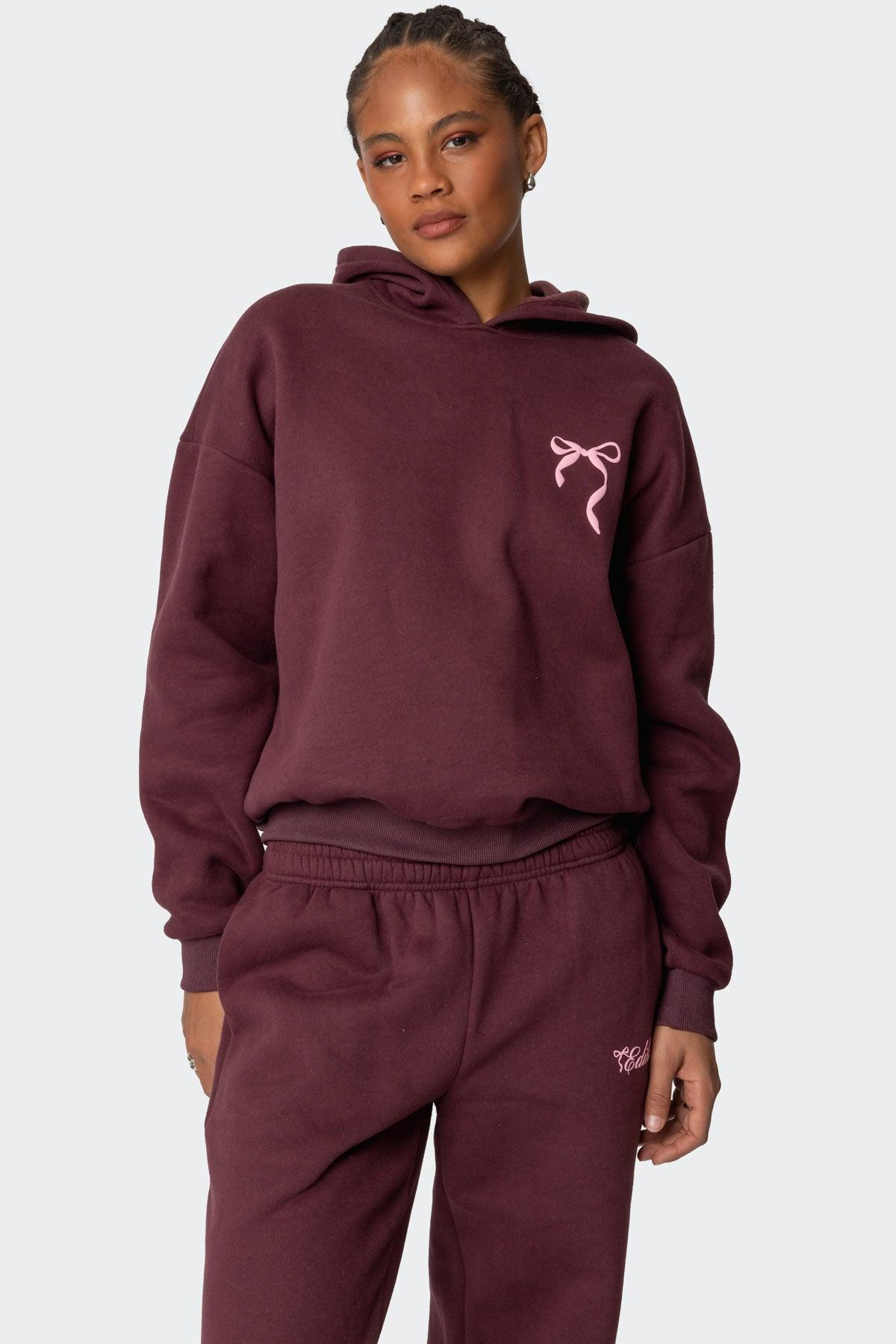 Sasha Bow Detail Hoodie Product Image