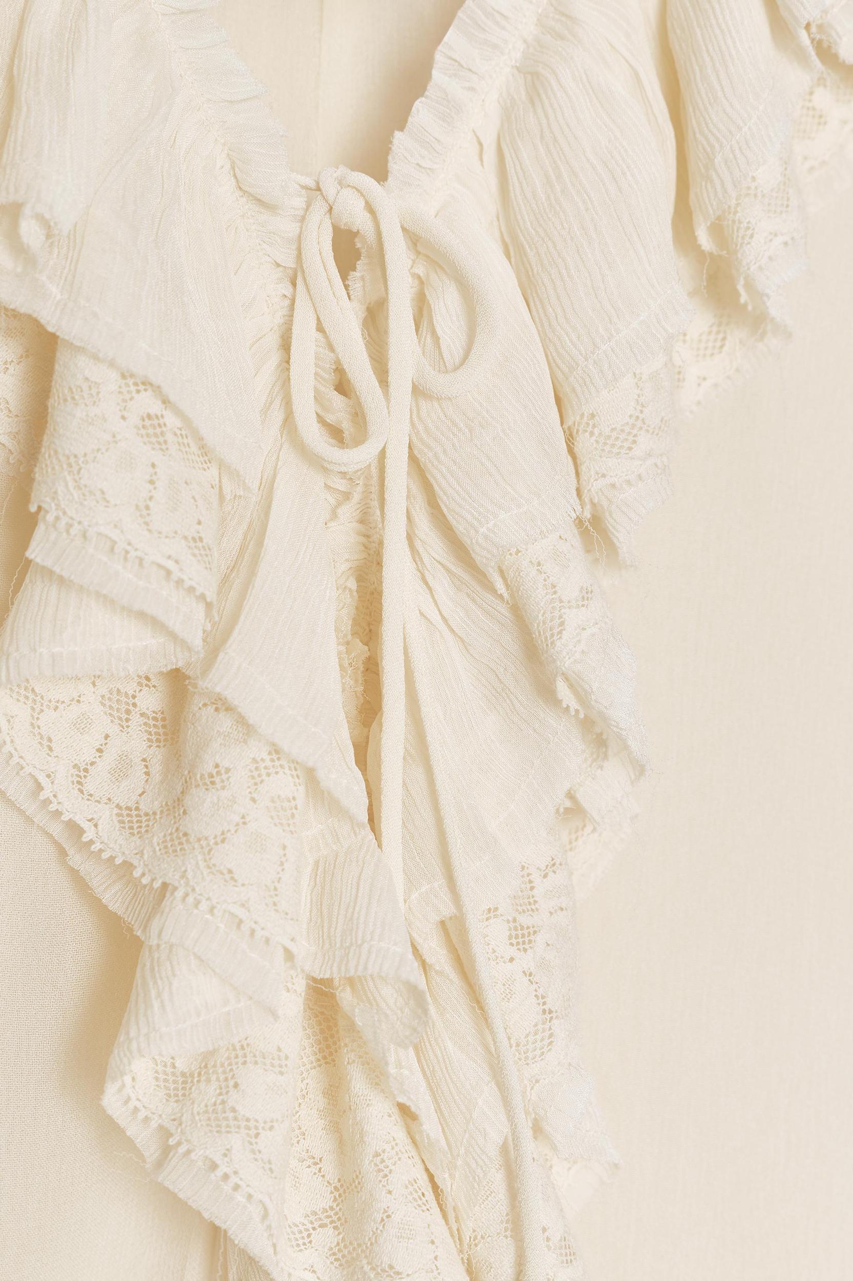 RUFFLED LACE DRESS ZW COLLECTION Product Image