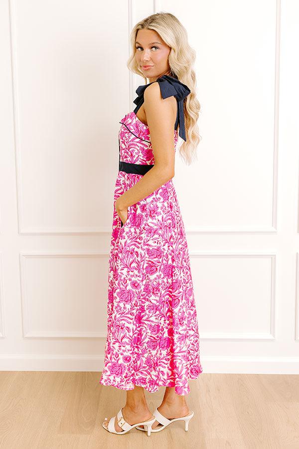 Sonoma Charm Floral Midi Dress Product Image