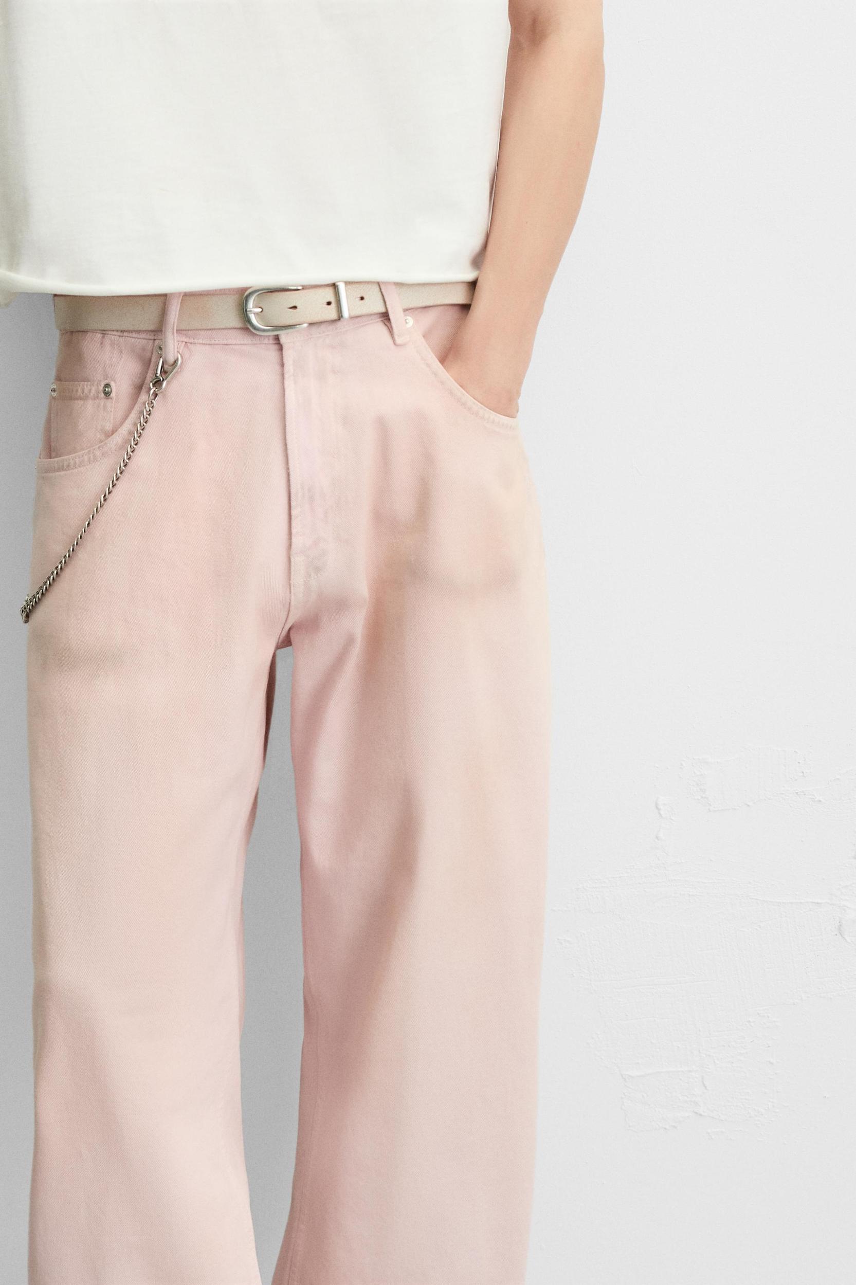 VINTAGE EFFECT BAGGY FIT JEANS Product Image