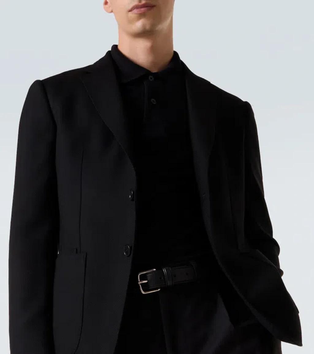 ZEGNA Veste En Trofeo Cashmere Noire Product Image