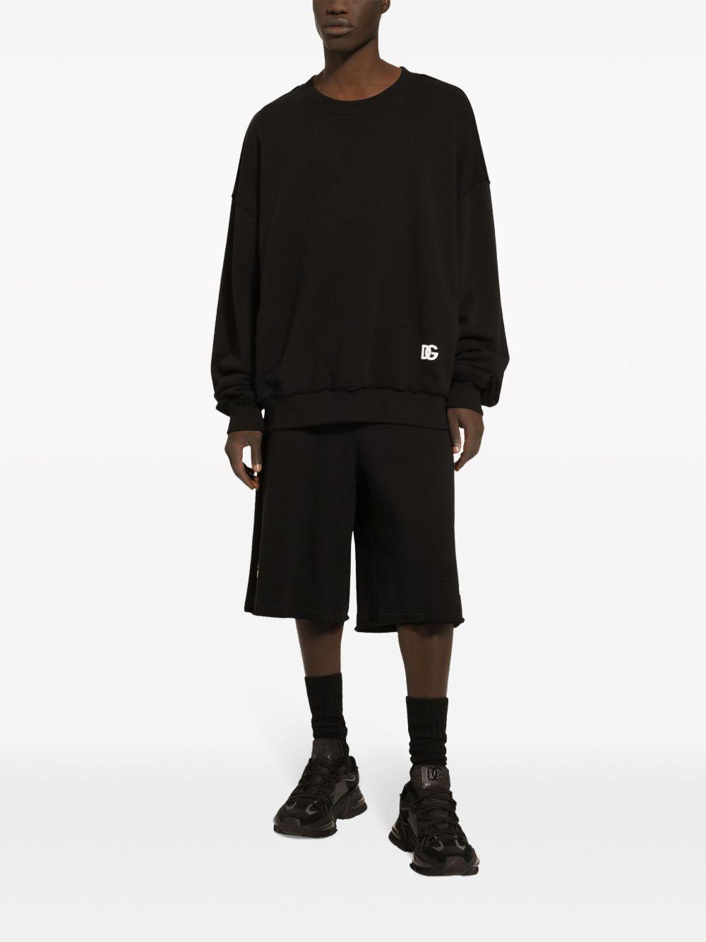 logo-print cotton sweatshirt Product Image