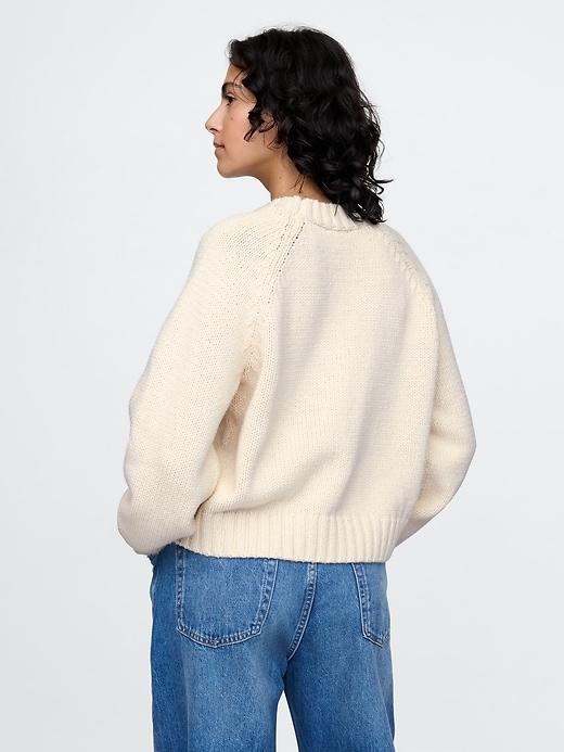 Relaxed Balloon-Sleeve Sweater Product Image