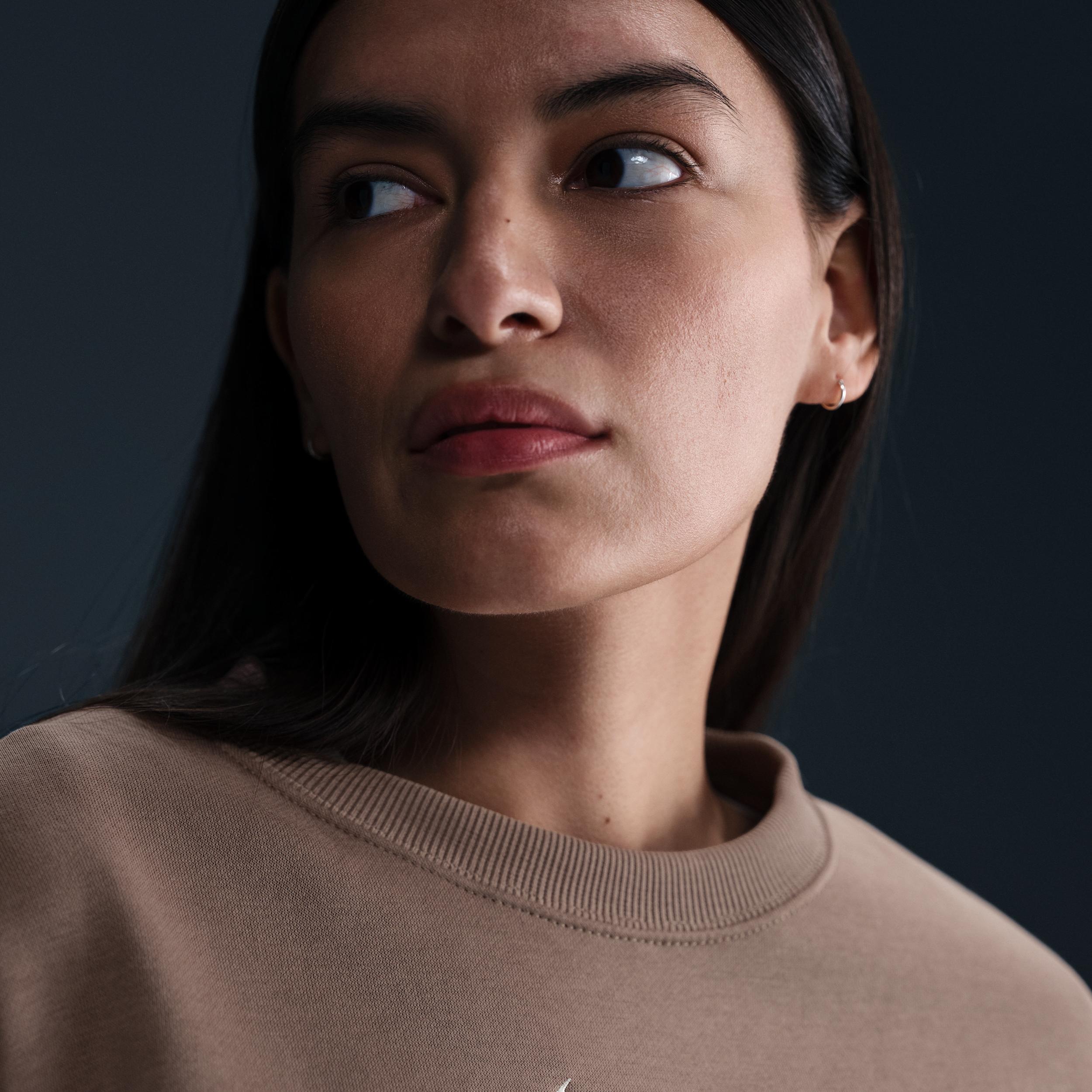 Womens Nike Sportswear Phoenix Fleece Over-Oversized Crew-Neck Sweatshirt | DQ5761-233 Product Image