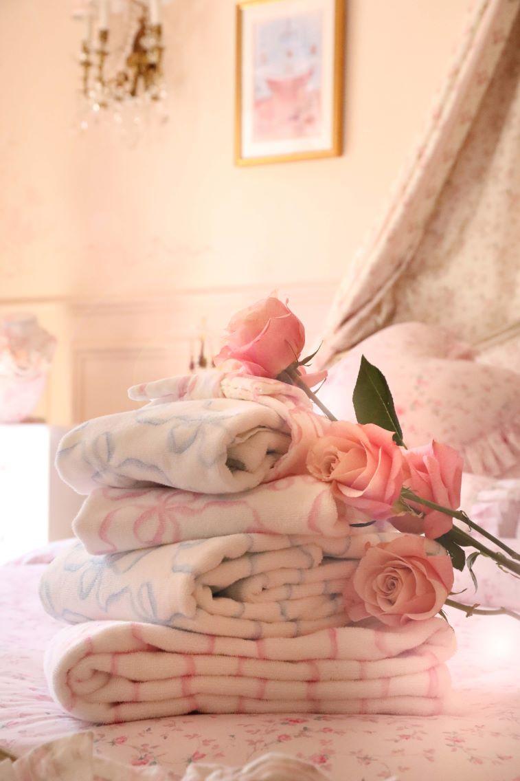Cotton Hand Towel - CUPIDS PINK Product Image
