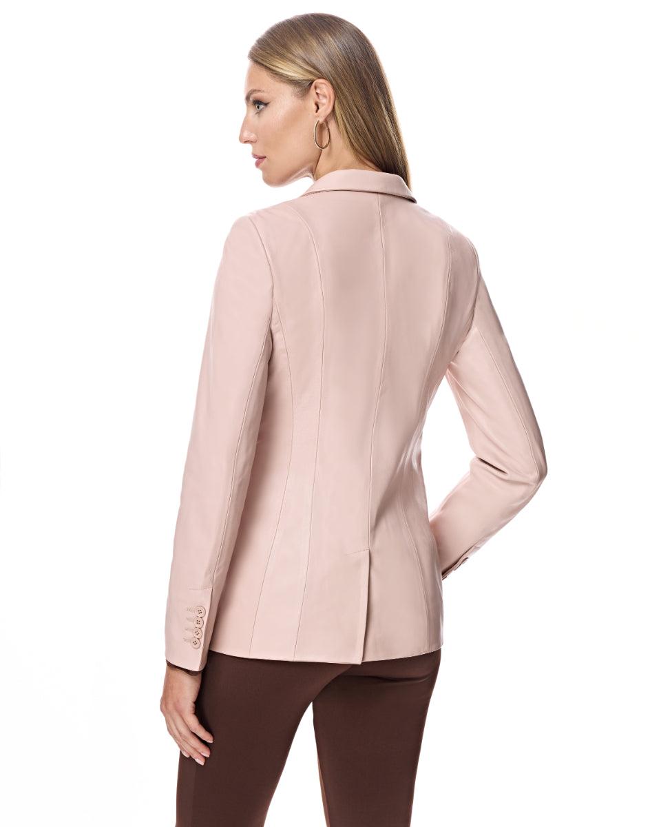 Leather Blazer Product Image