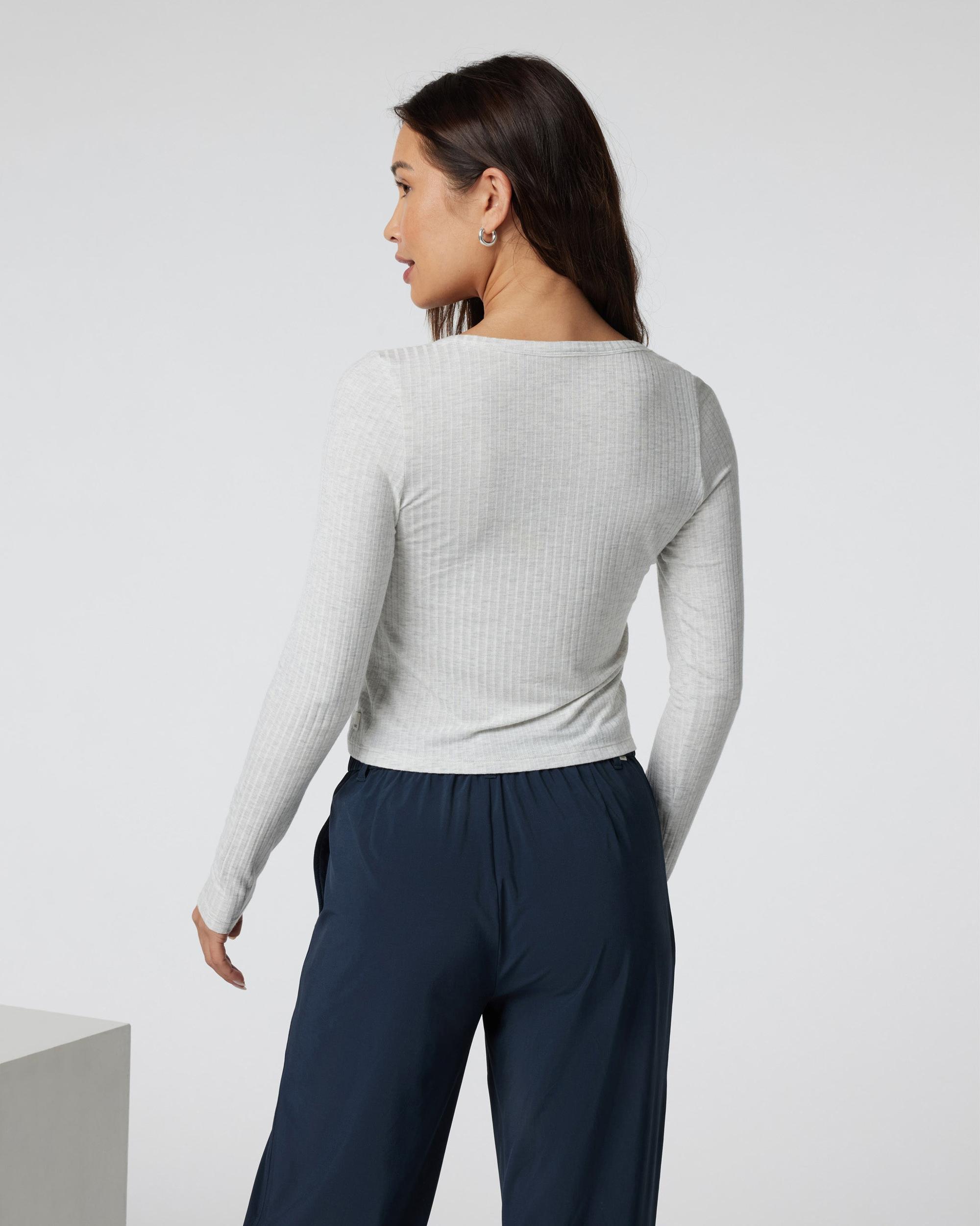 Long Sleeve Plie Top Product Image