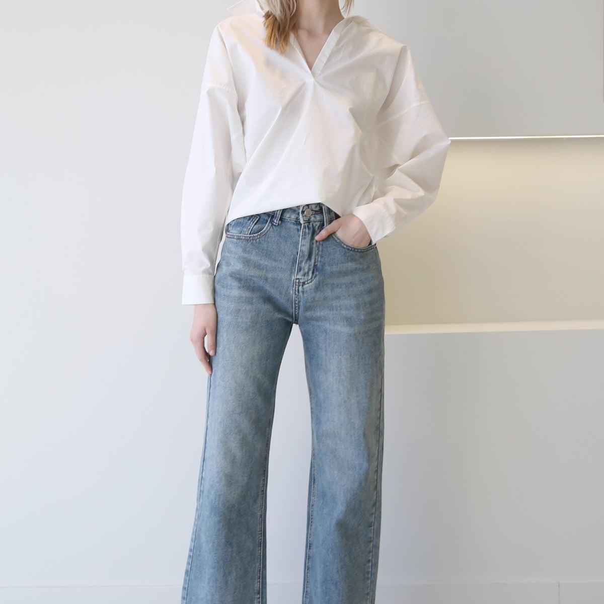 Toteme Cotton Poplin Shirt White Product Image