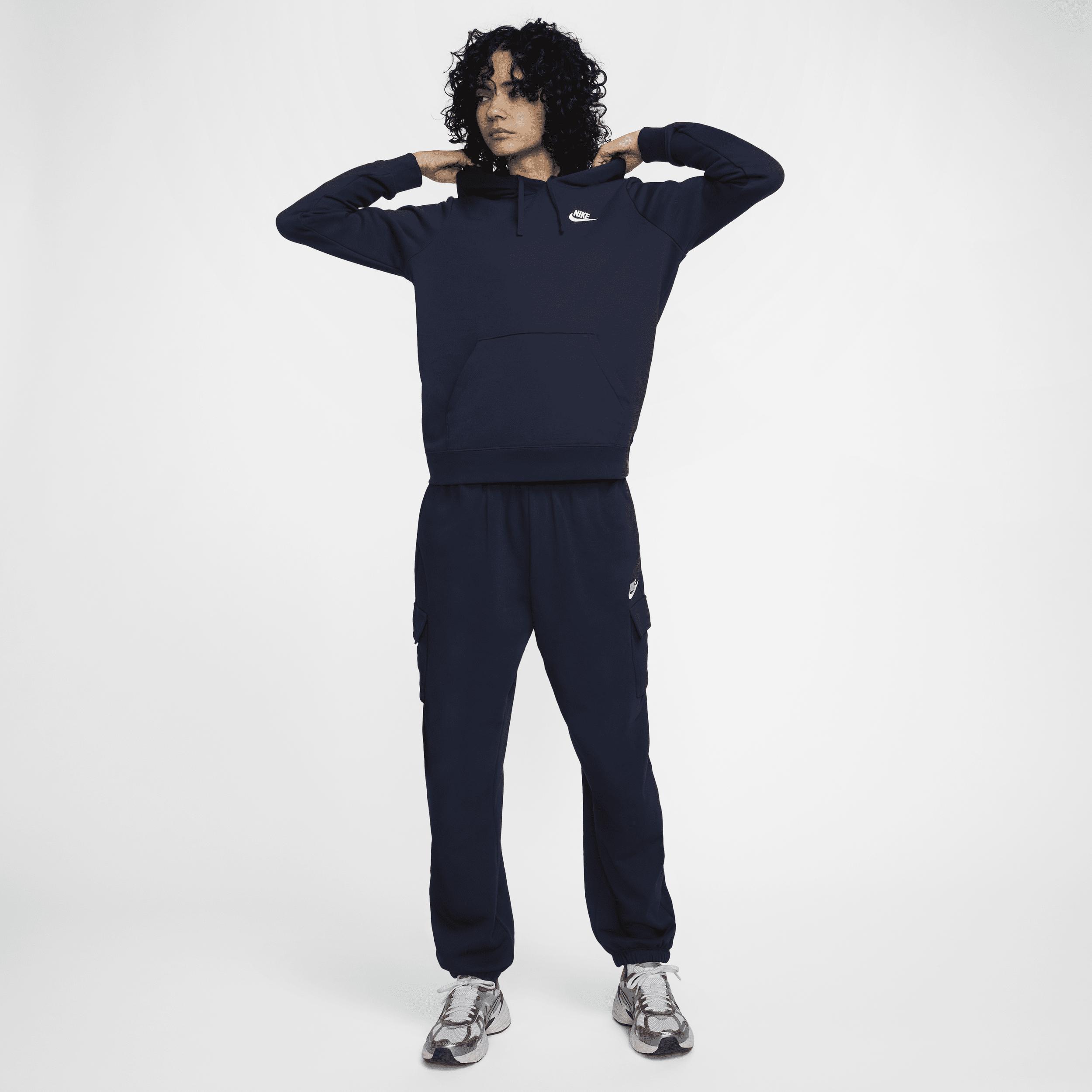 Womens Nike Sportswear Club Fleece Pullover Hoodie | DQ5793-451 Product Image