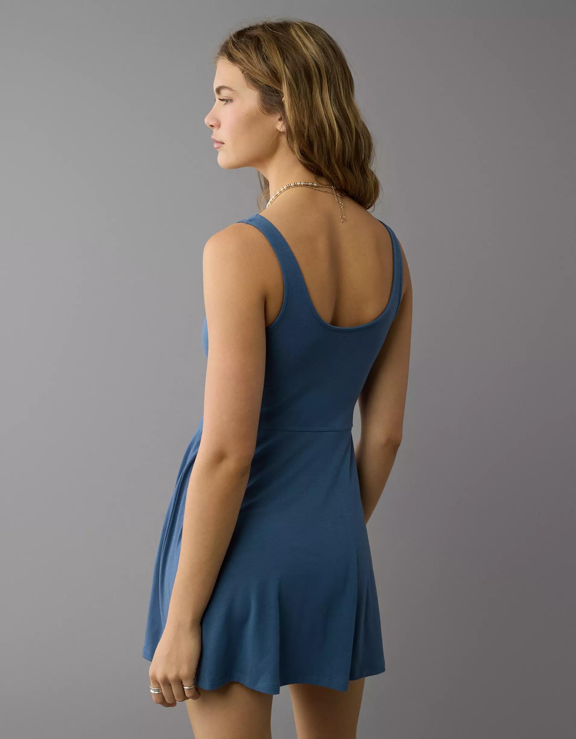 AE Knit Fit & Flare Mini Skort Dress Product Image