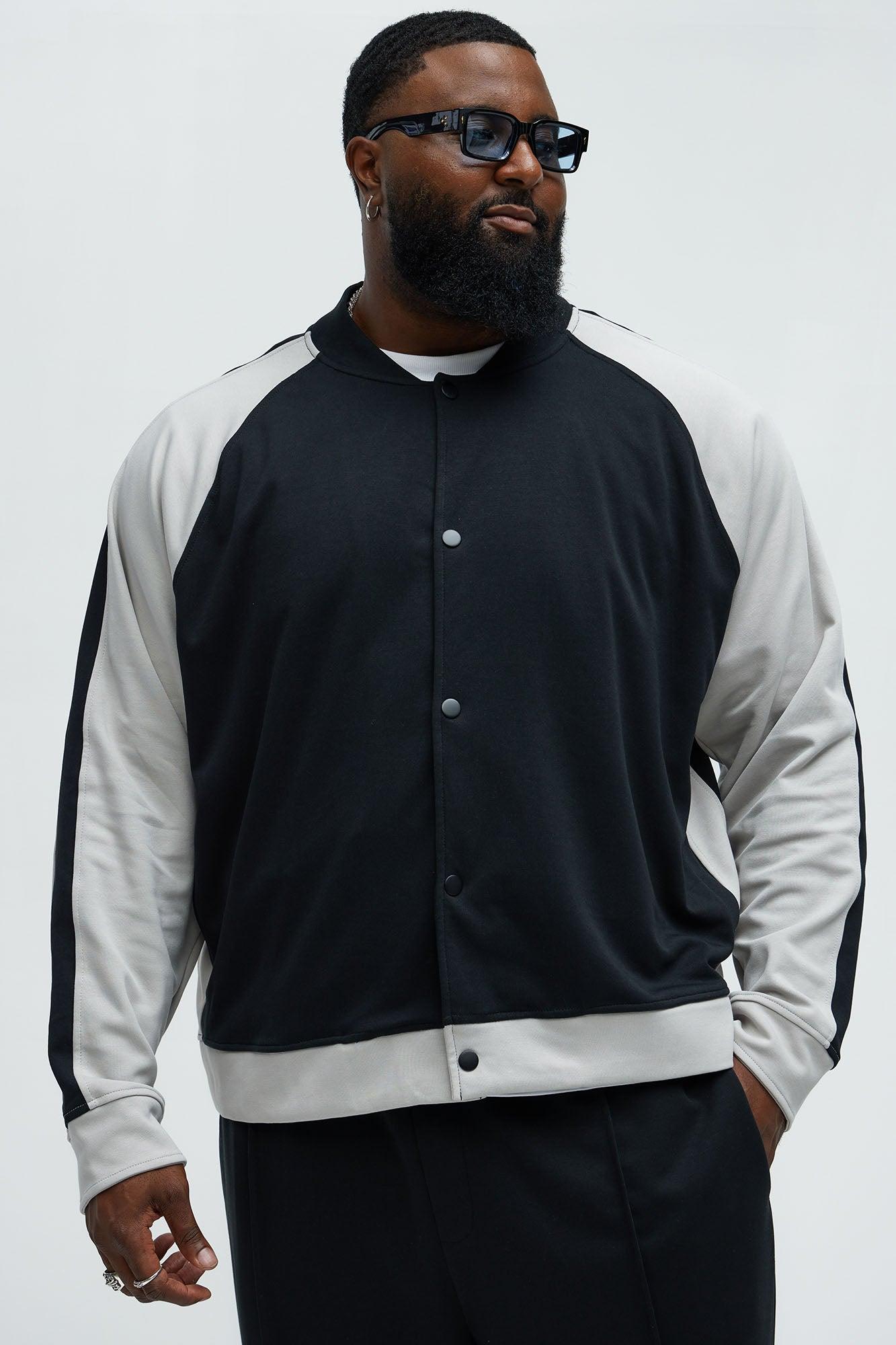 Ryan Interlock Bomber Jacket - Black Product Image