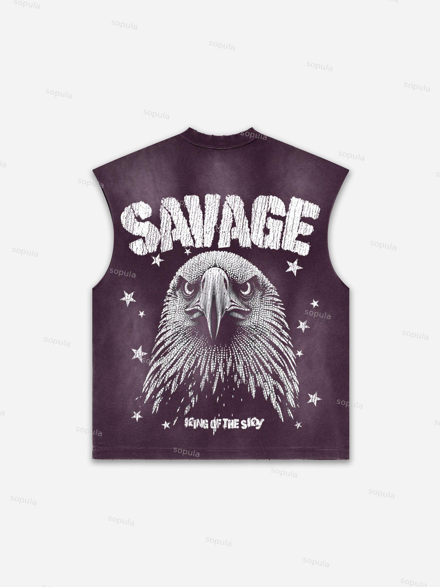 Basketball Dreams Boys Print Distressed Tank Top Product Image