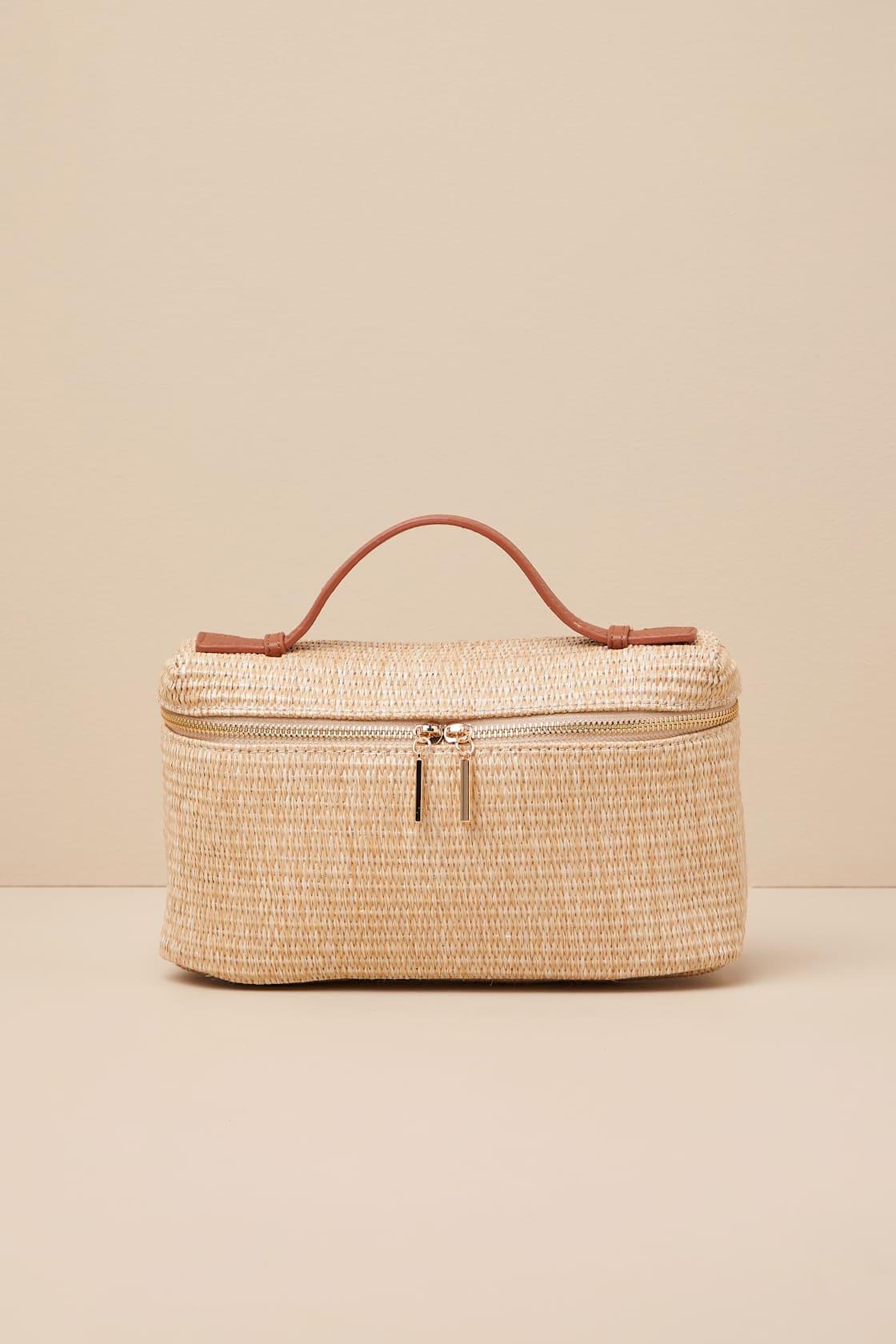 Rahima Natural Woven Raffia Crossbody Bag Product Image