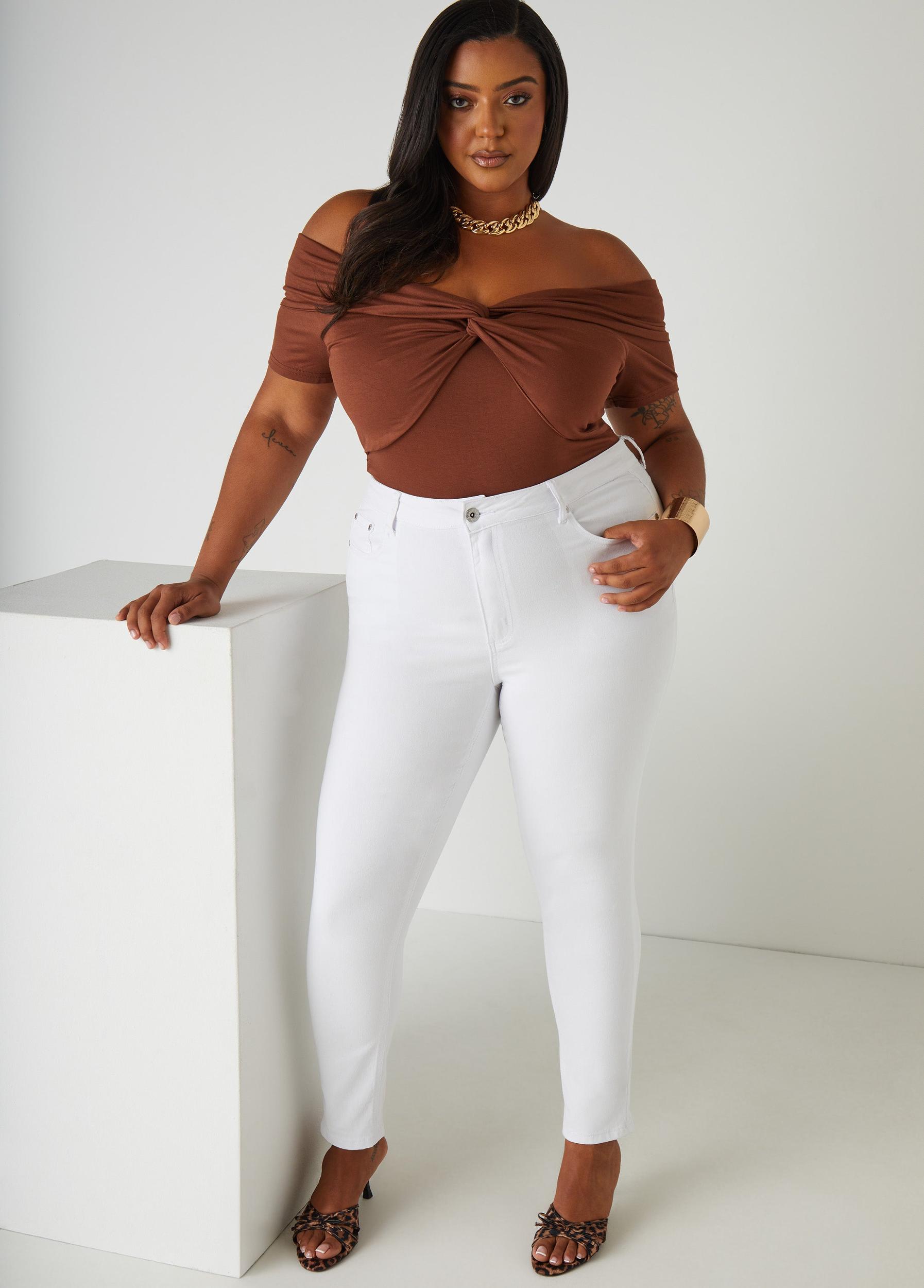 High Rise Skinny Jeans Product Image