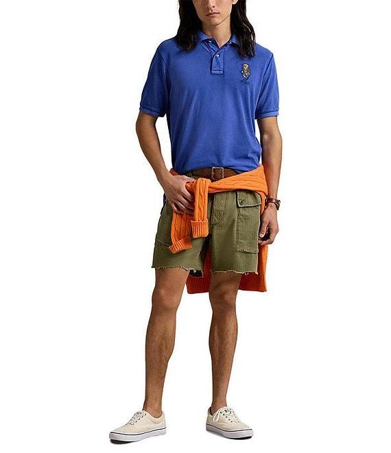 Polo Ralph Lauren Classic Fit Explorer Bear Mesh Short Sleeve Polo Shirt Product Image