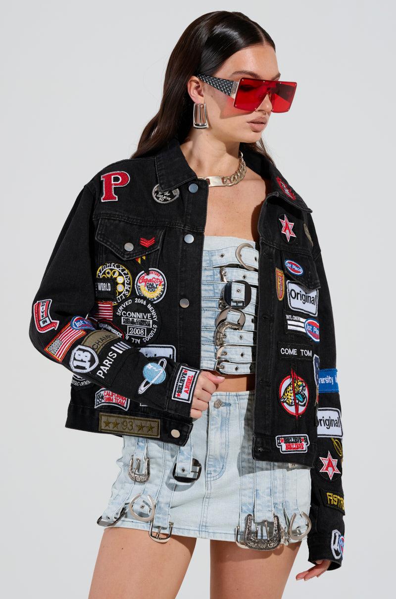 PATCH IT UP DENIM JACKET Product Image