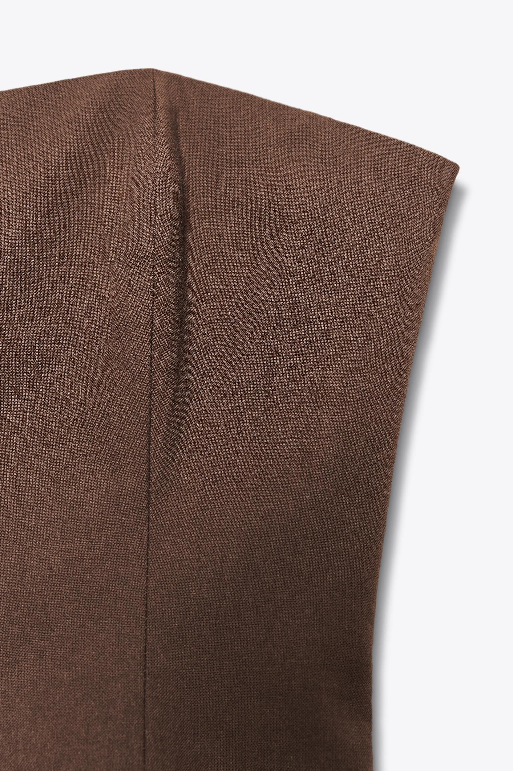 LINEN-LOOK BANDEAU TOP Product Image