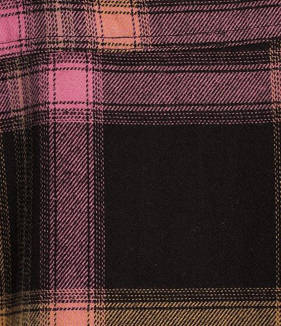 Rip Curl Beach Party Long Sleeve Plaid Brushed Flannel Shirt Product Image