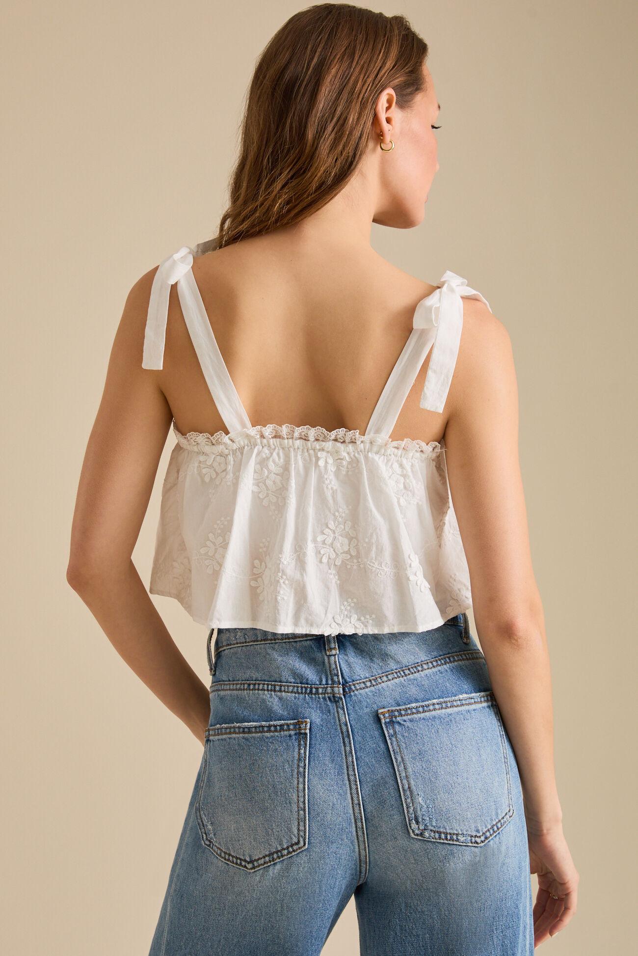 Alexandra Flowy Embroidered Top Product Image