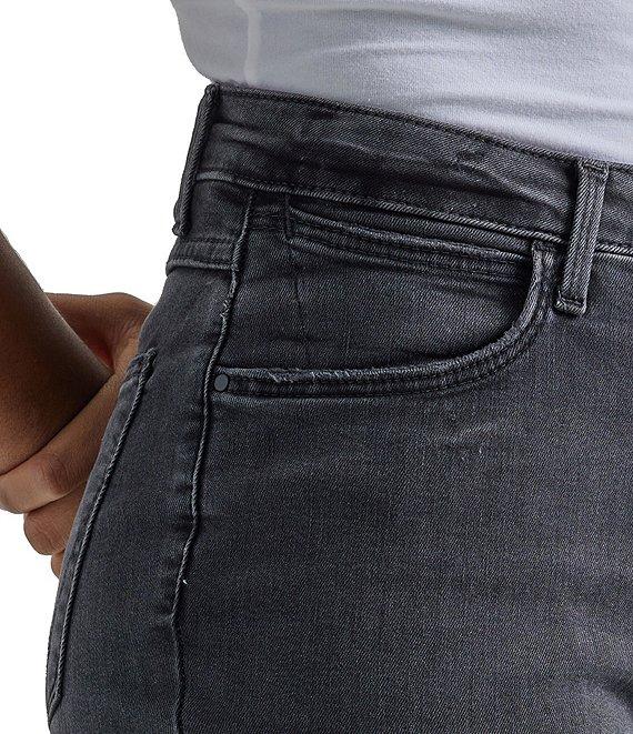 Wrangler® High Rise Fierce Flare Black Denim Jeans Product Image