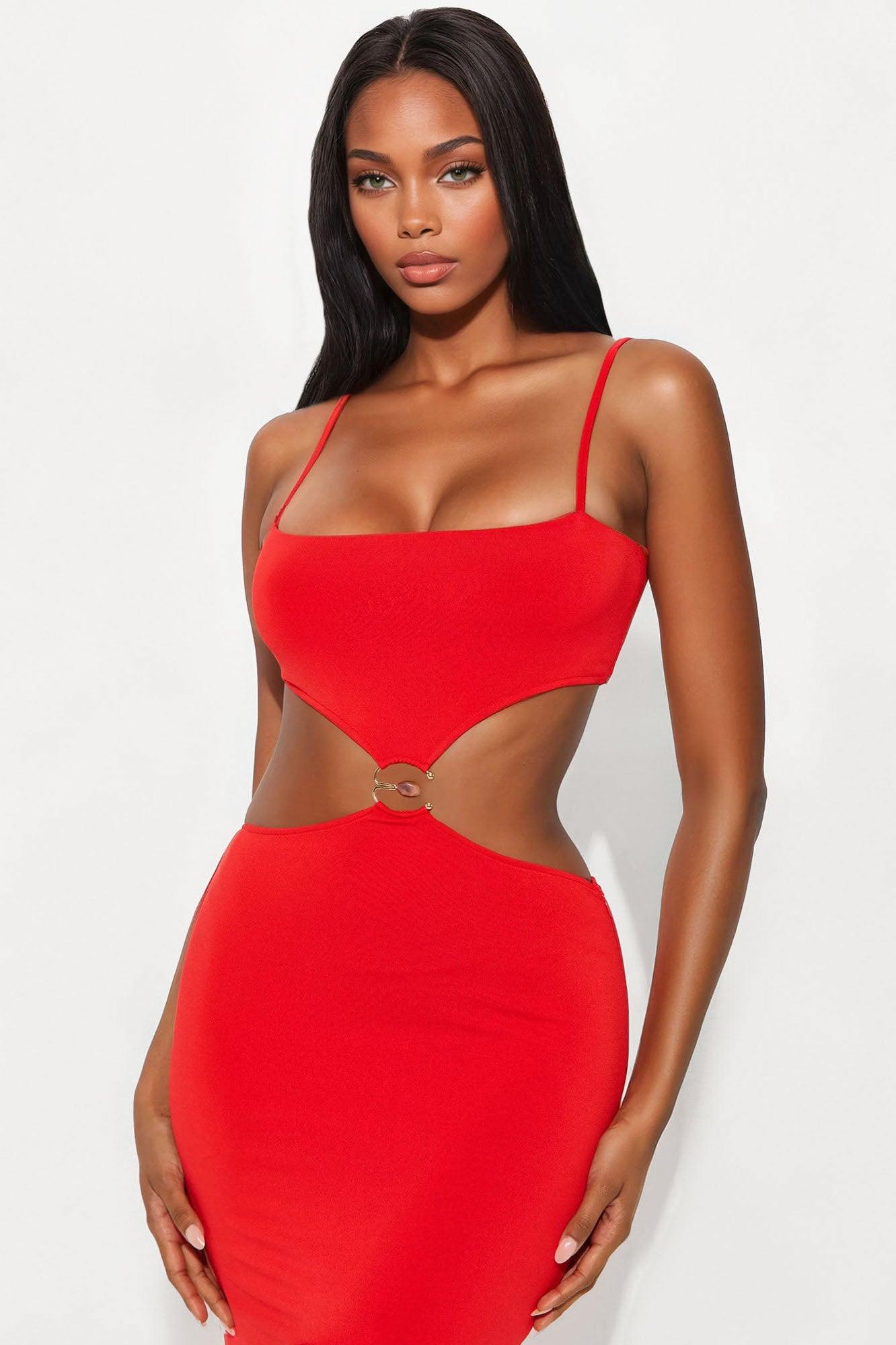 Running Wild Maxi Dress - Red Female Product Image