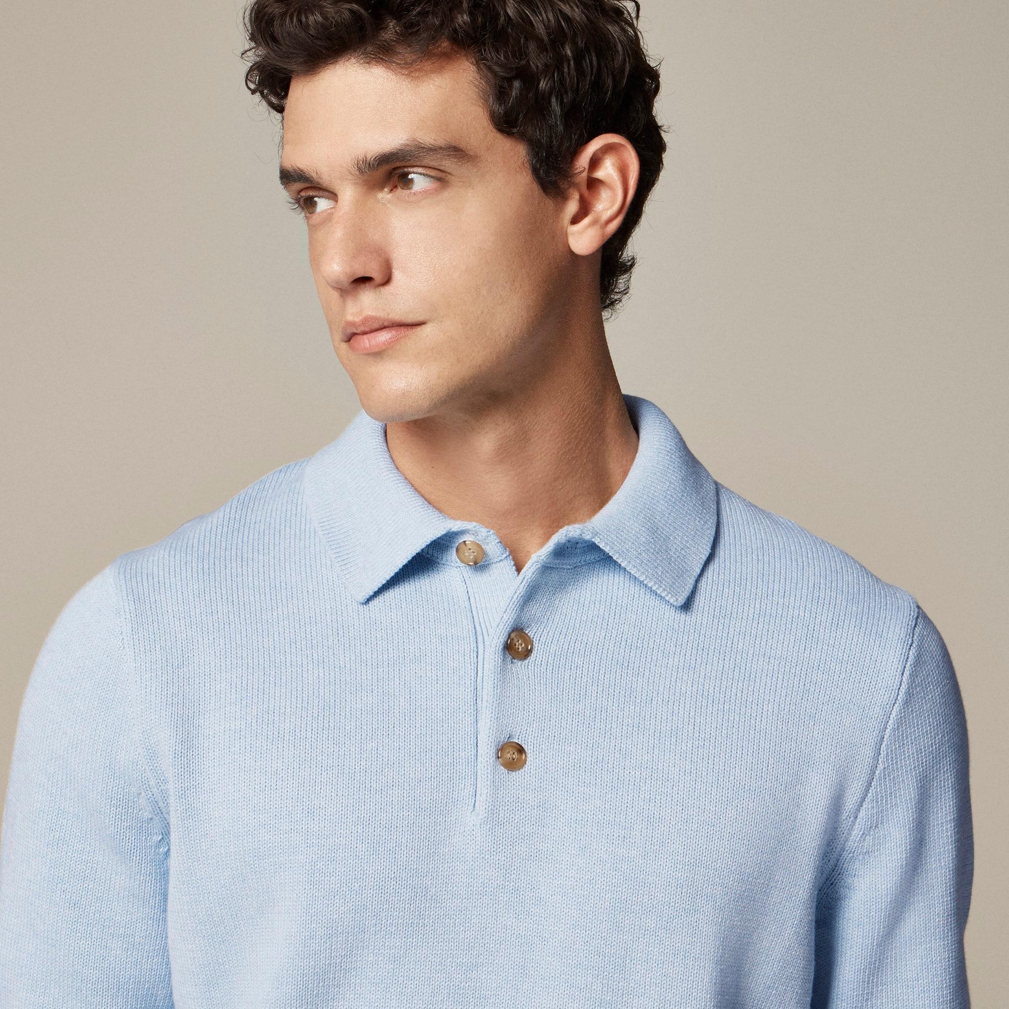 Heritage cotton sweater-polo Product Image