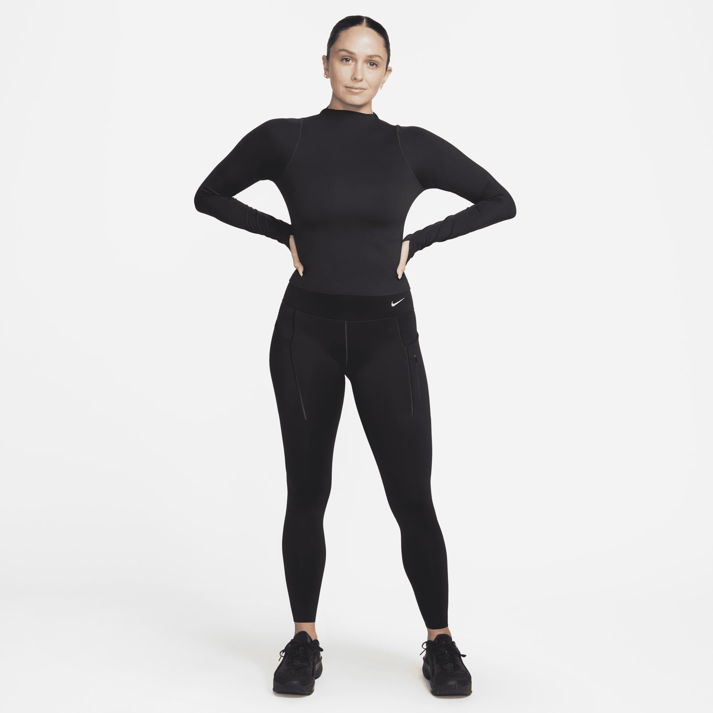 Nike Womens Zenvy Dri-FIT Long-Sleeve Top | FN3022-010 Product Image