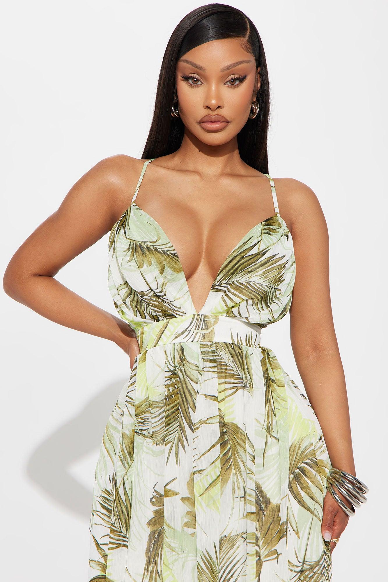 Lani Printed Maxi Dress - Ivory/combo Product Image