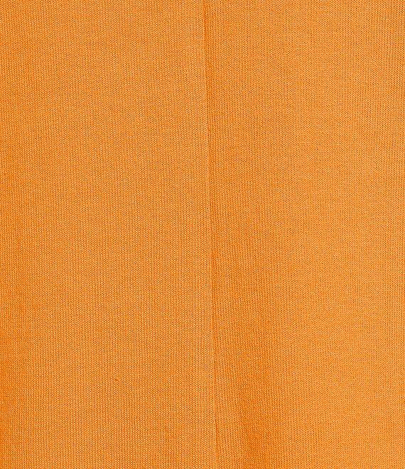 Bryn Walker Ria Jersey V-Neck Short Dolman Sleeve Ruched Tie Front Shirt Product Image