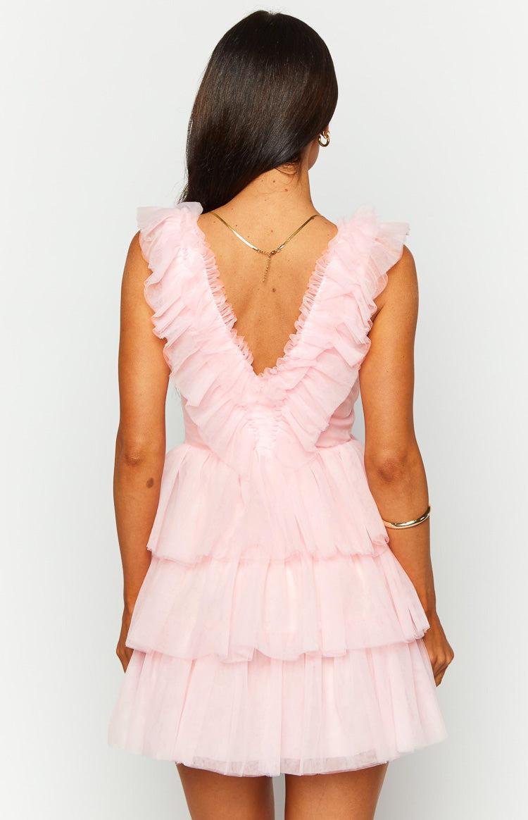 Tori Pink Tulle Mini Dress Baby Product Image