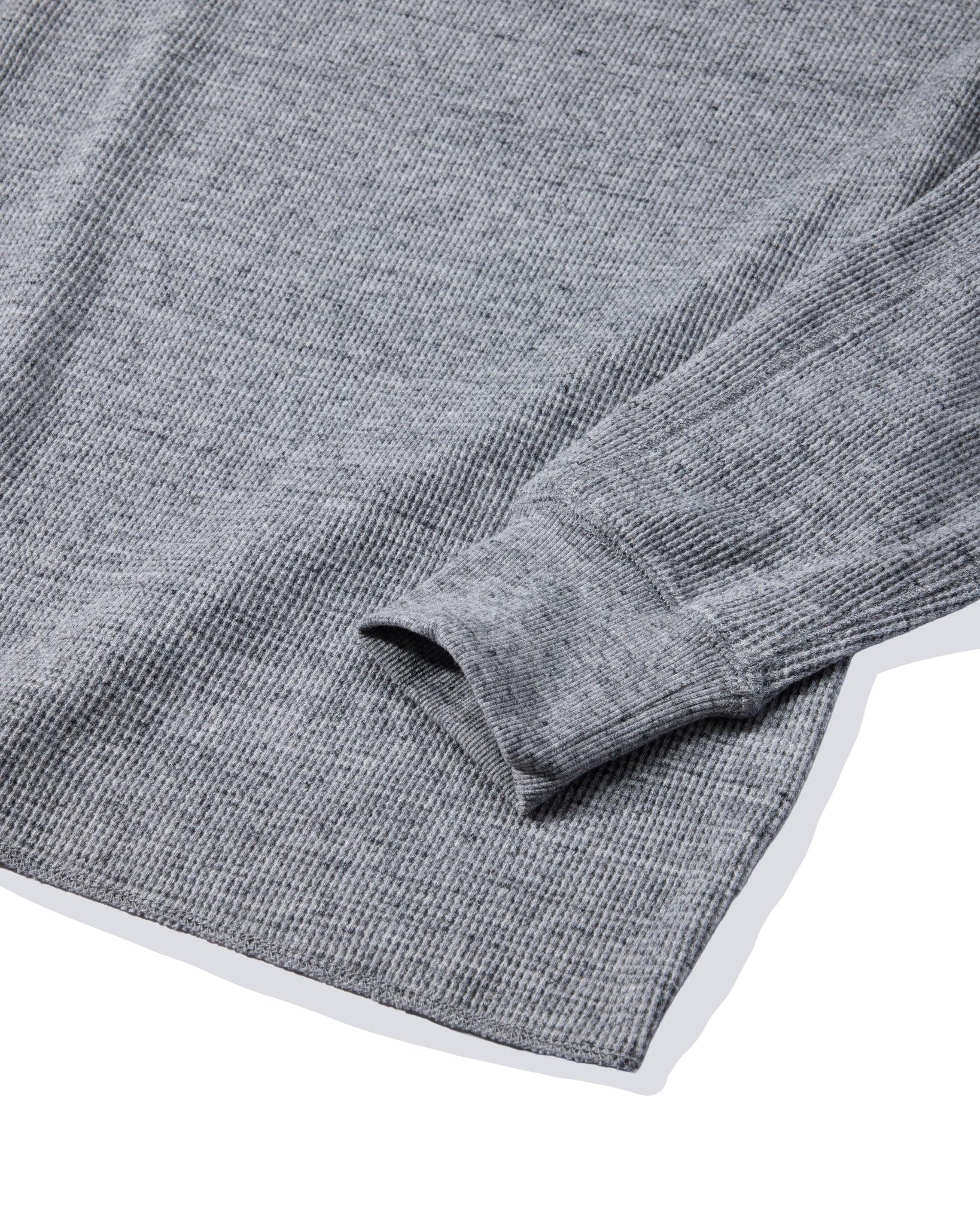 New Spencer Waffle Crew - Gray Marl Product Image