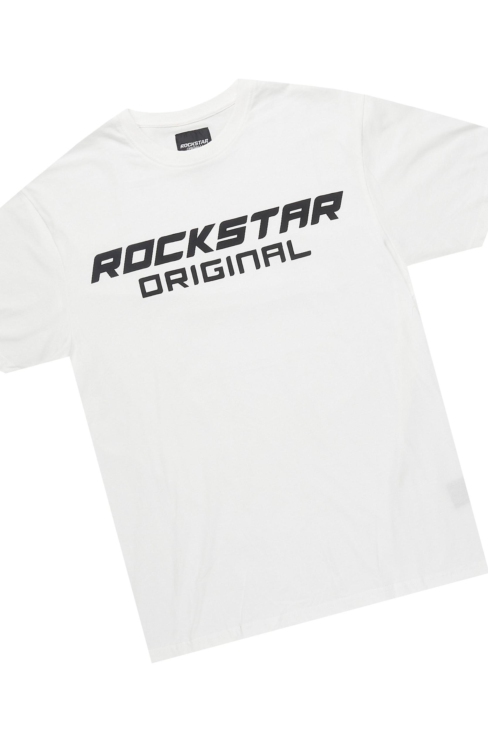 Connor Heather Grey T-Shirt/Stacked Flare Track Set Male Product Image