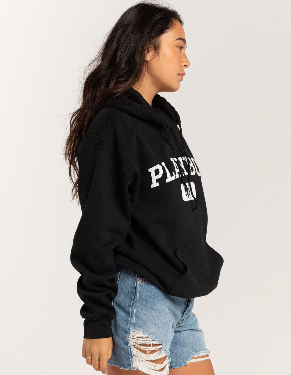 PLAYBOY Athletics Womens Hoodie - BLACK Product Image