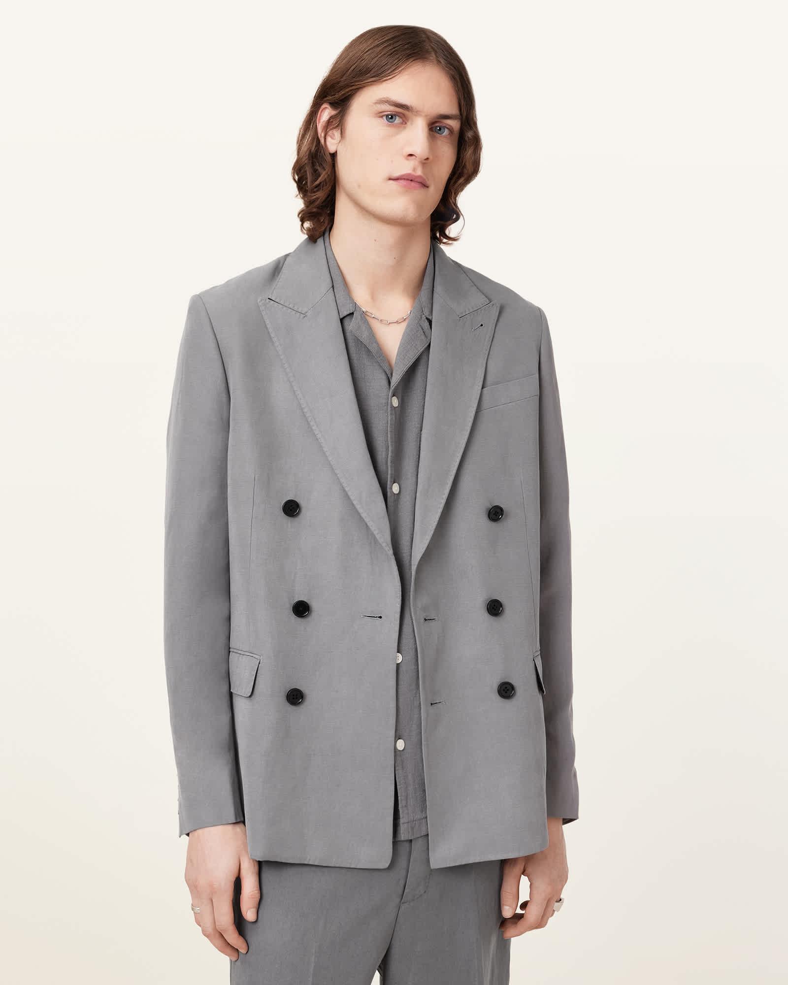 Orpheus Double Breasted Relaxed Blazer Product Image