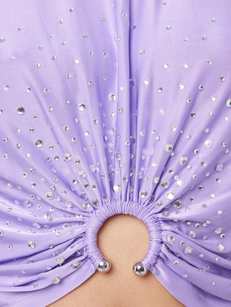 LAVENDER PIERCING TEE-SHIRT IN JERSEY Product Image