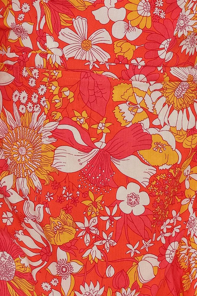 Waffles At Brunch Dress Orange Product Image