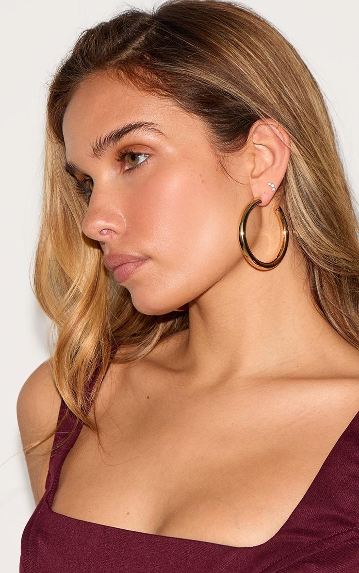 Gold Assorted Multipack Hoop Earrings Product Image