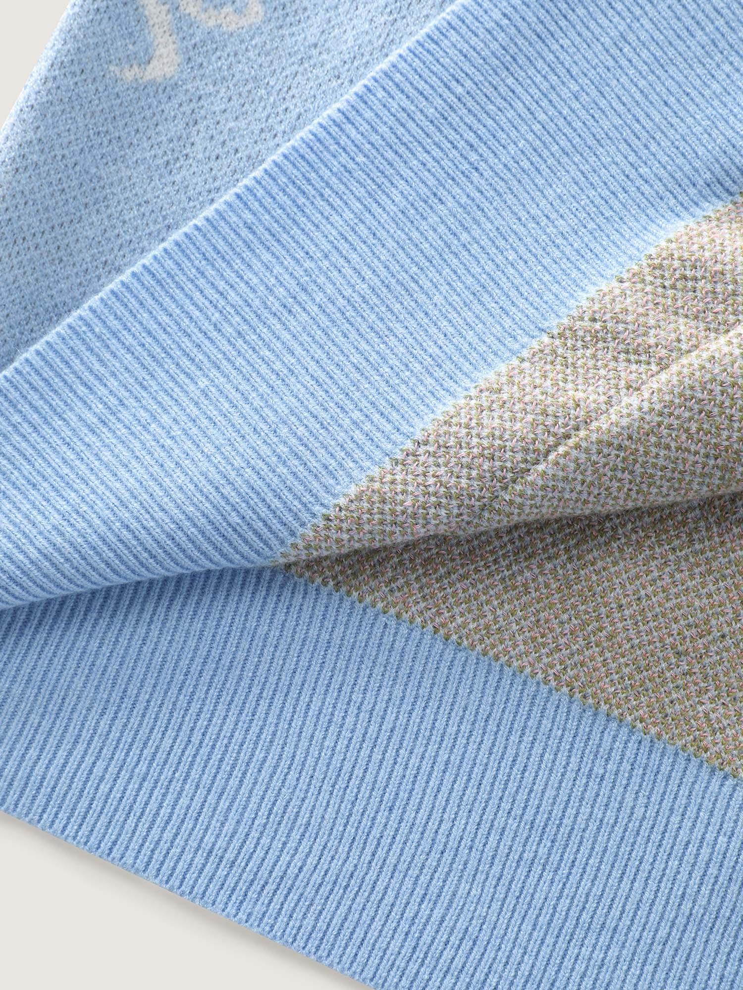 Beautiful Floral Bow Pattern Jacquard Knit Cardigan Female Product Image