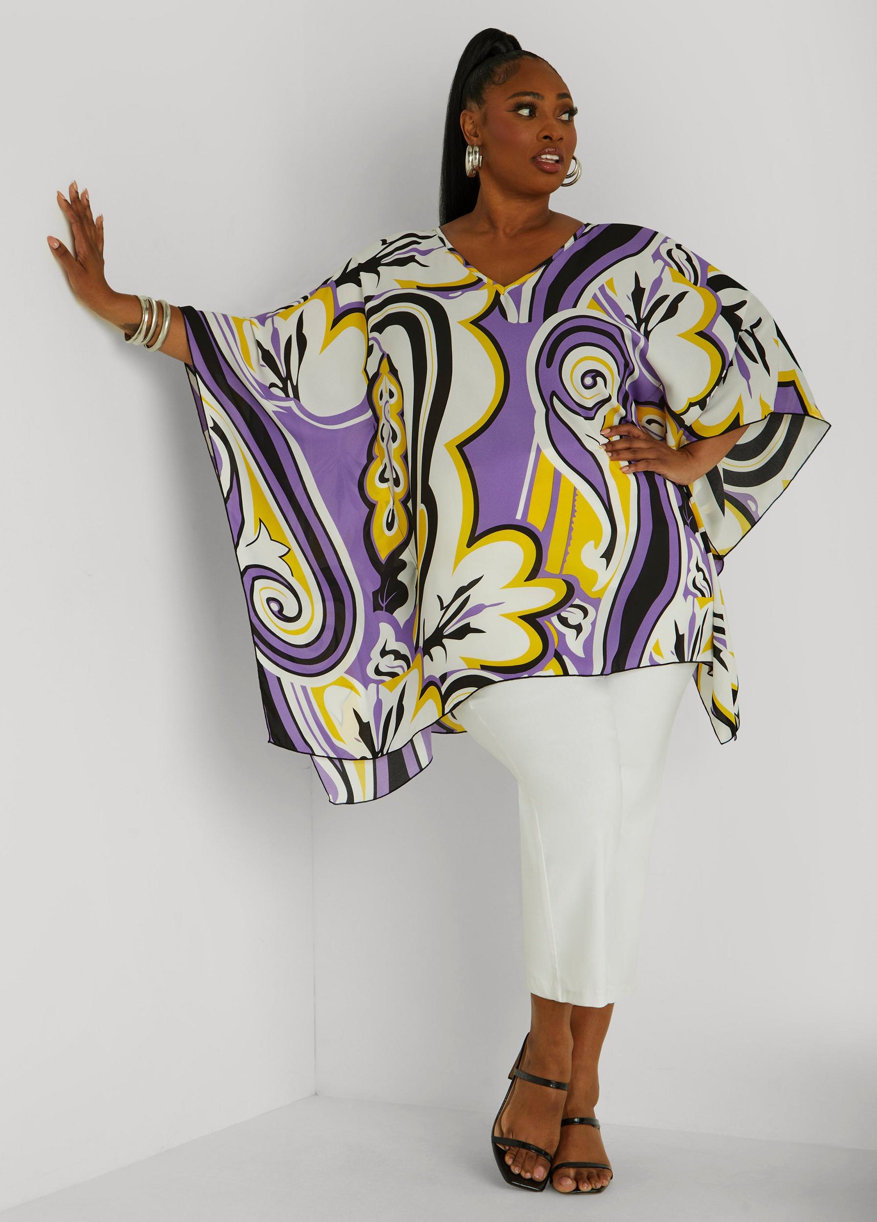 Paisley V Neck Tunic Product Image