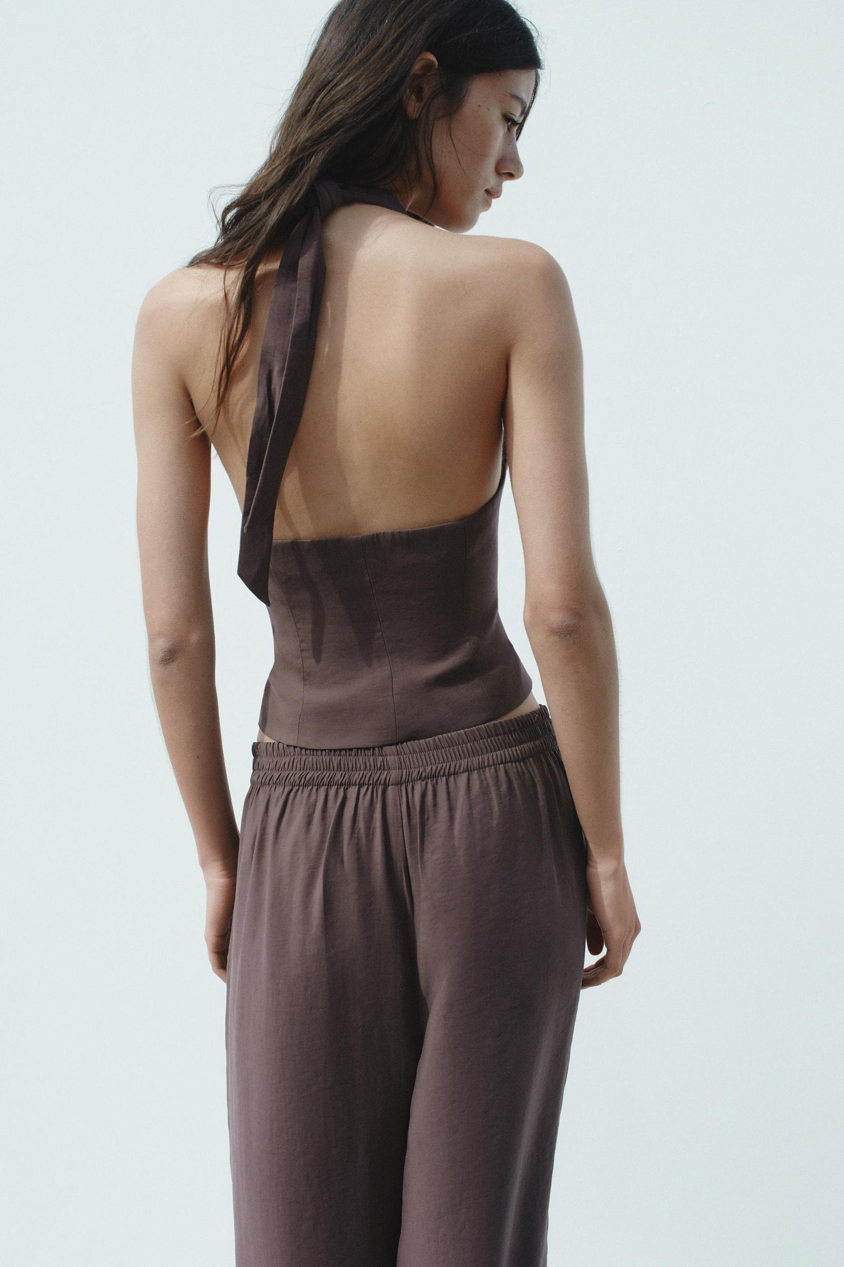 HALTER TIE VEST Product Image