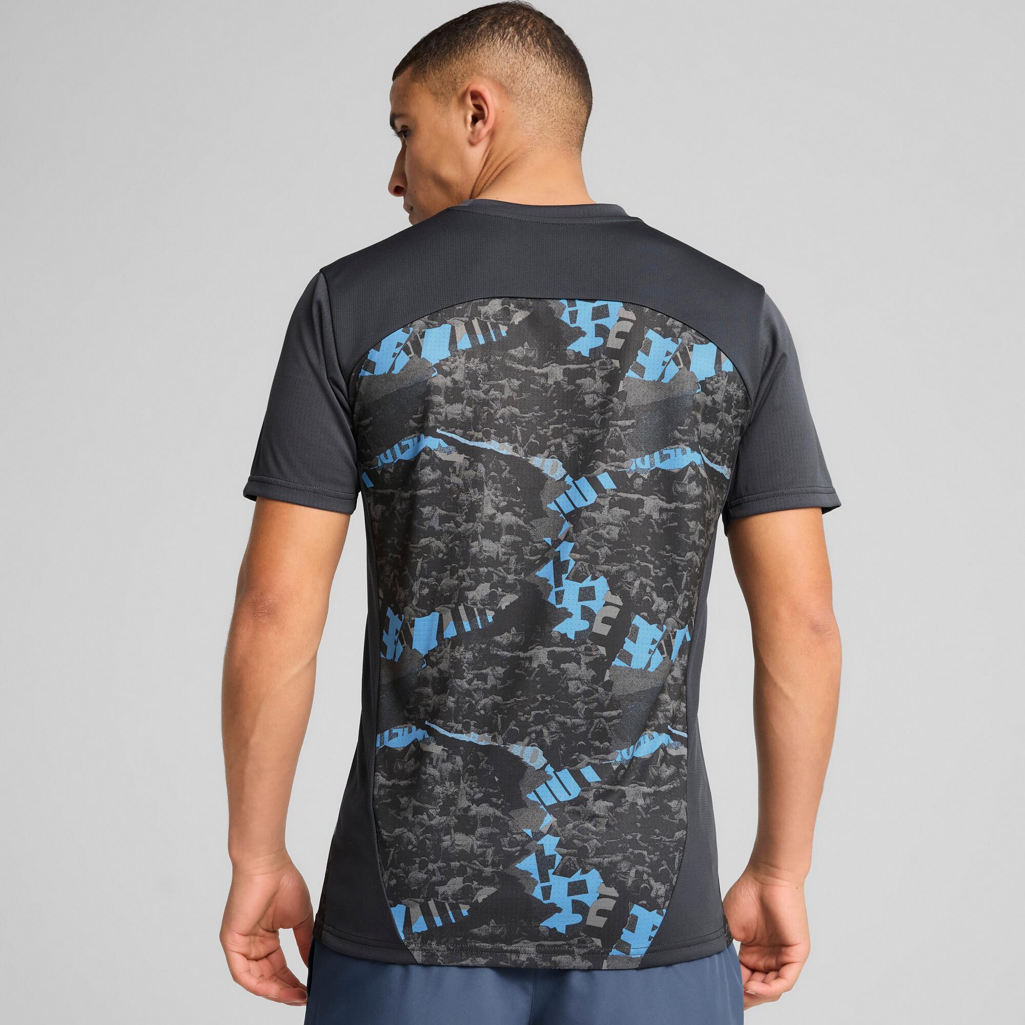 PUMA Manchester City Pre-Match Men's Jersey in Grey Product Image