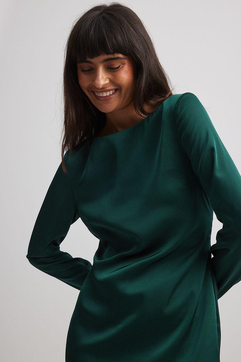 Asymmetric Open Back Mini Dress Product Image