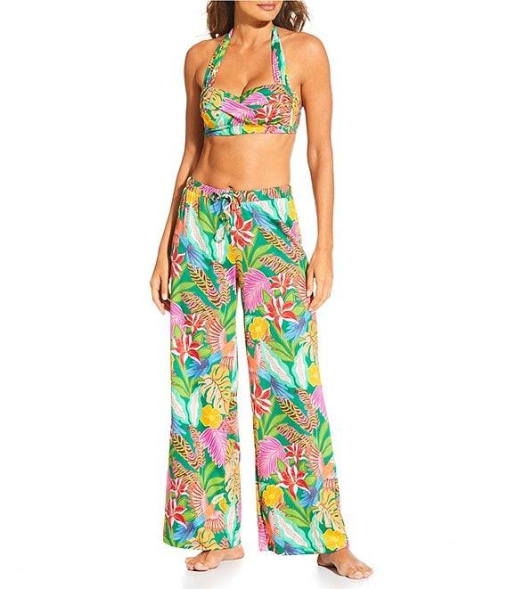 Gibson & Latimer Jungle Life Swim Fabric Pant Swim Cover-Up Product Image