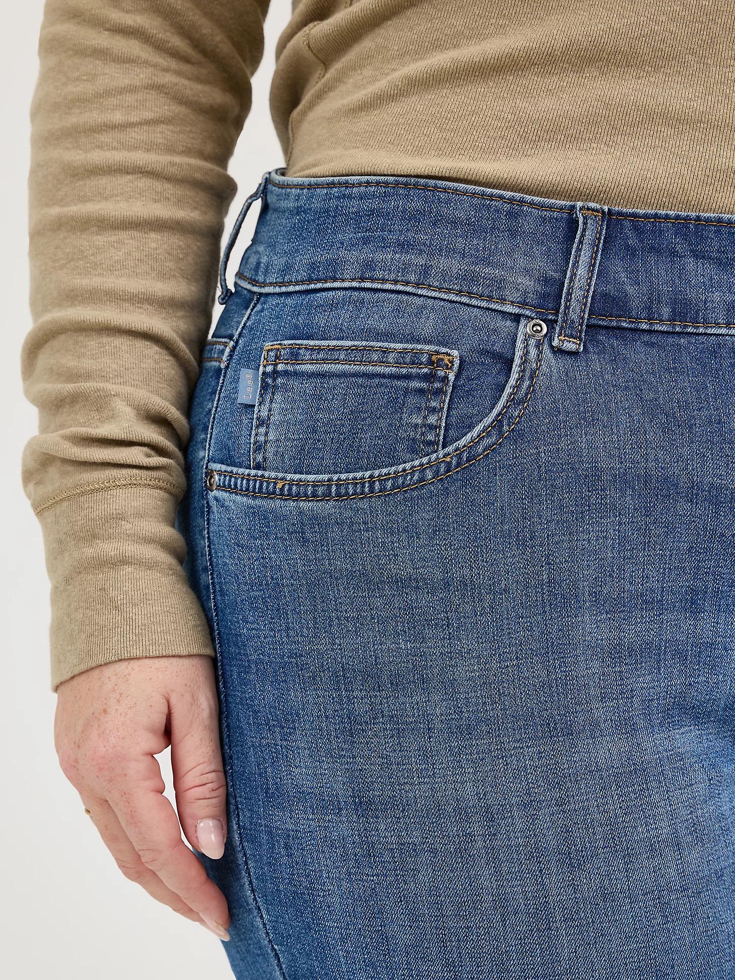 Women’s Stretch Relaxed Fit Straight Leg Jean (Plus) | Women's Jeans | Lee® Product Image