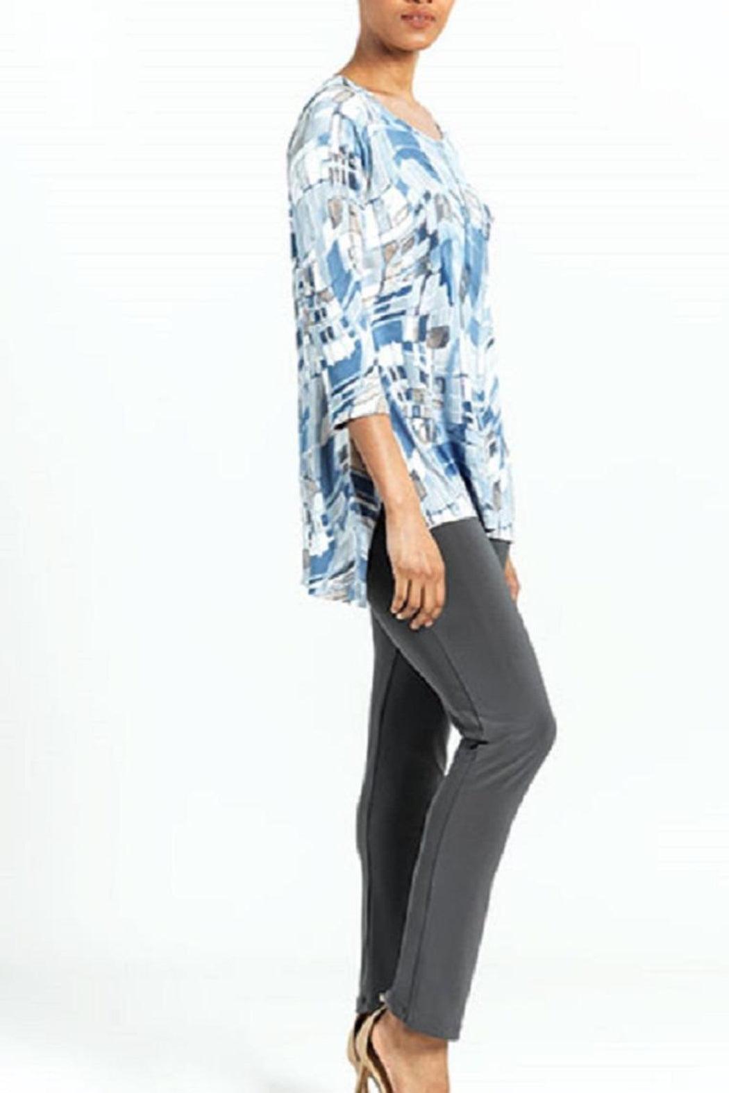 Square Boxes Print Top Product Image