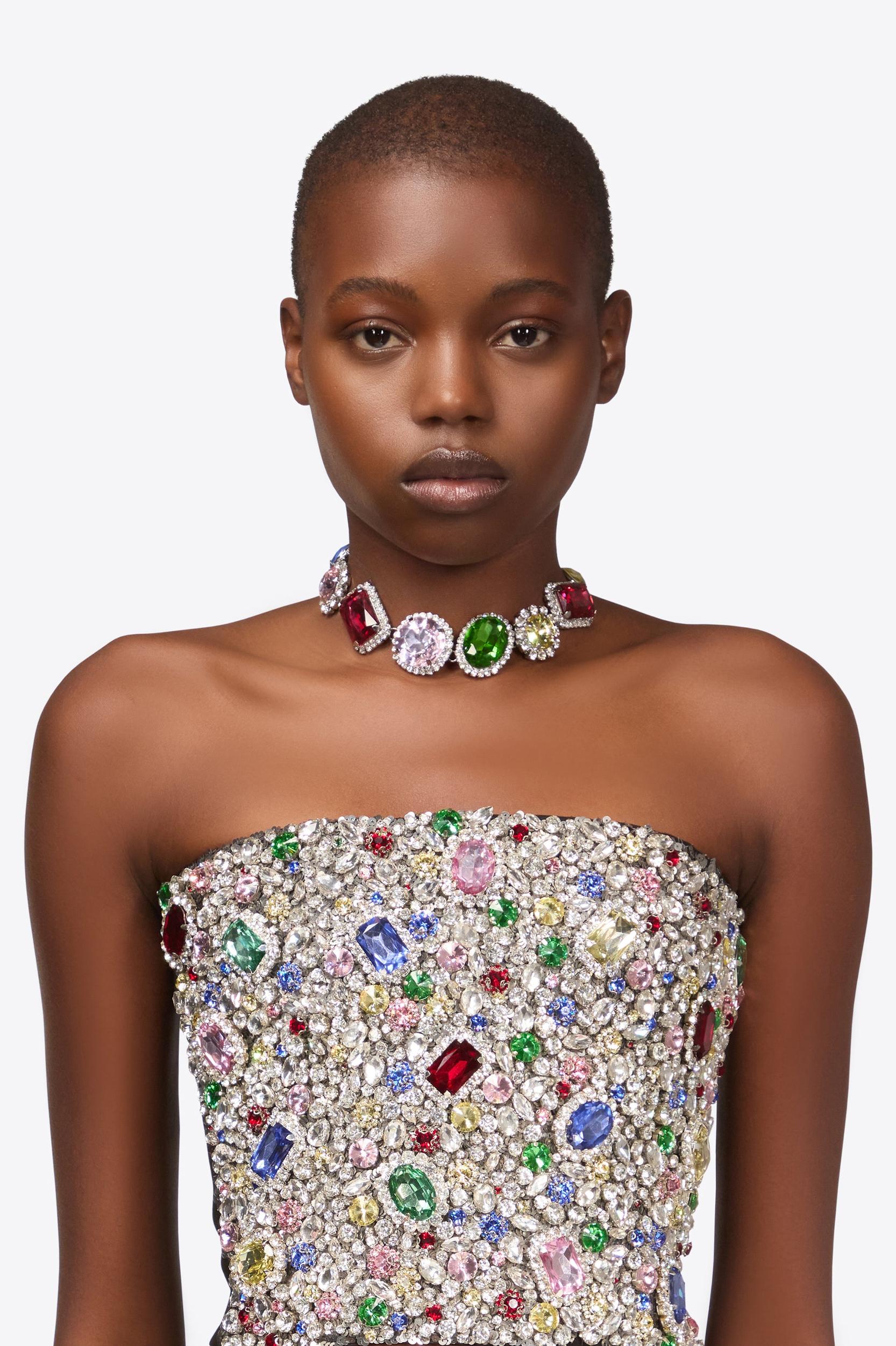 Crystal Gemstone Necklace Product Image