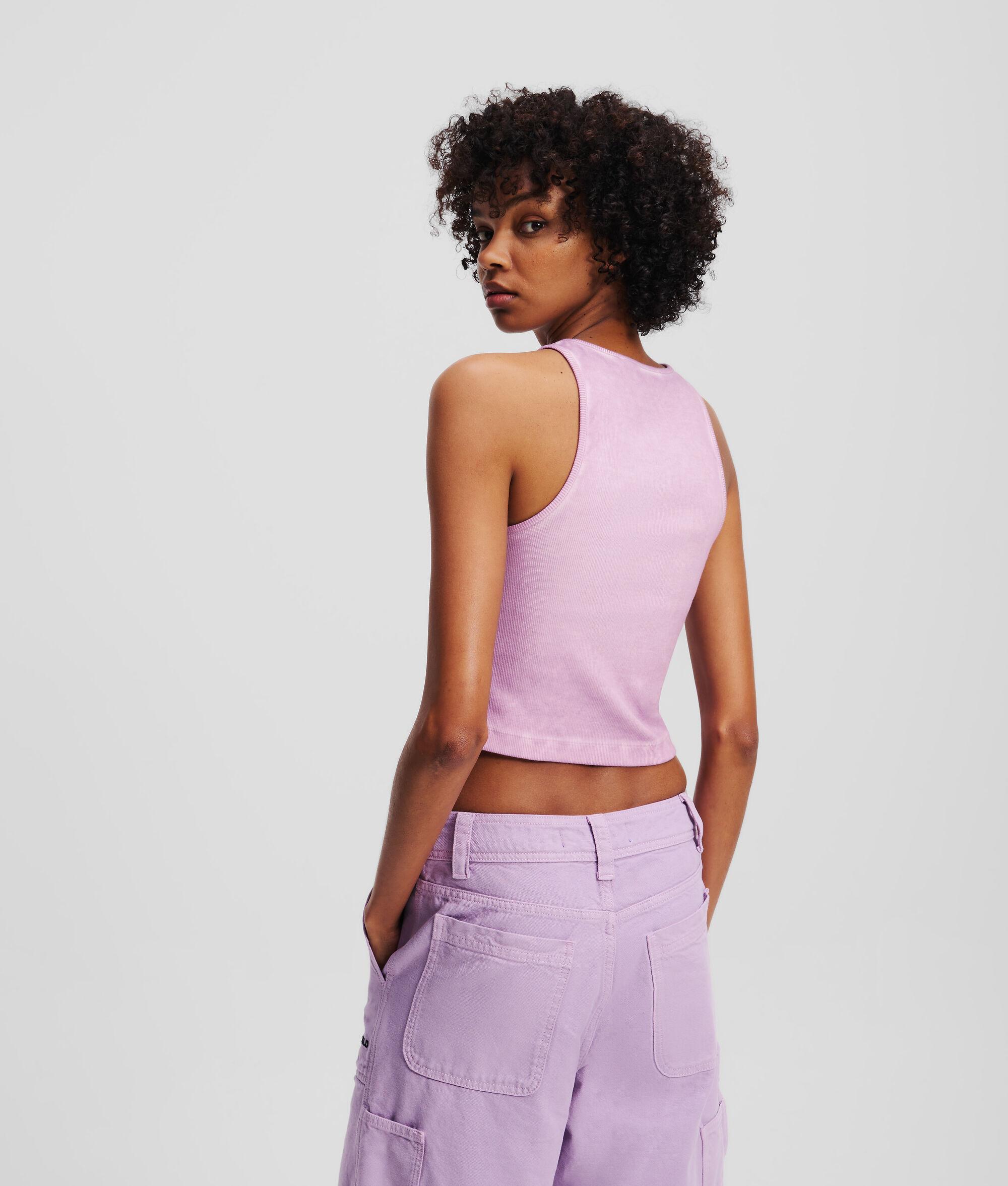 WASHED RIBBED TANK TOP Product Image